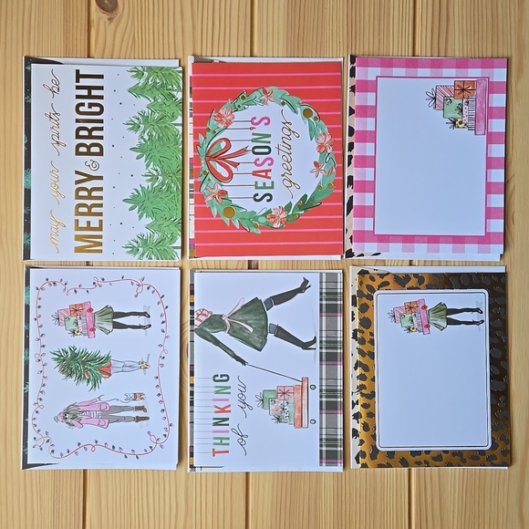 Miss Claus Christmas Cards Boxed Set of 6 - Picture 4 of 6